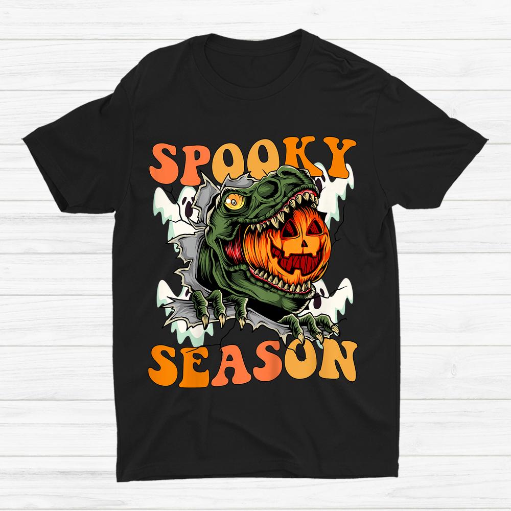 Scary Dinosaur Pumpkin Spooky Season Halloween Shirt Scary Dinosaur Pumpkin Spooky Season Halloween Shirt