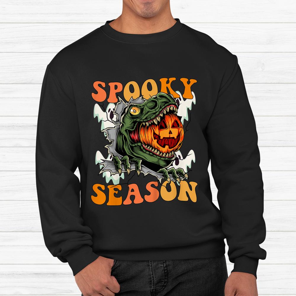 Scary Dinosaur Pumpkin Spooky Season Halloween Shirt Scary Dinosaur Pumpkin Spooky Season Halloween Shirt