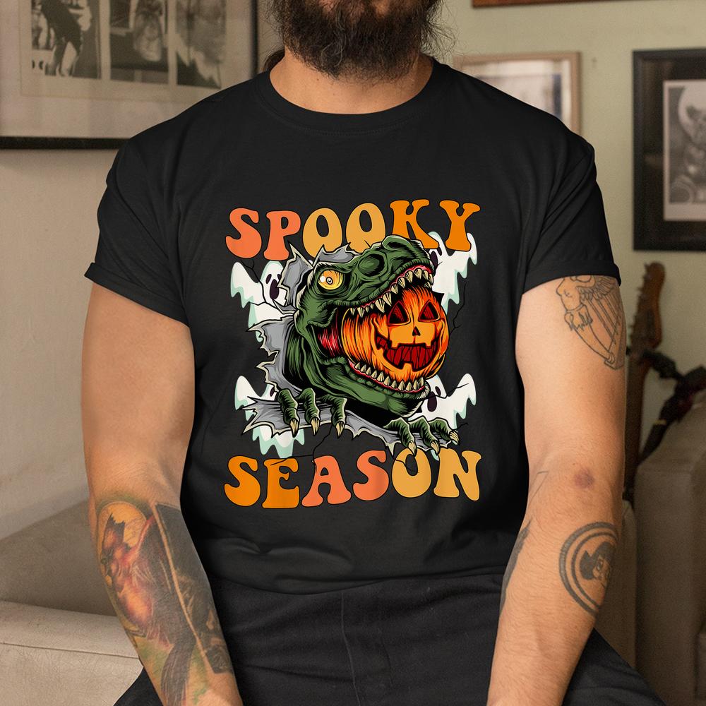Scary Dinosaur Pumpkin Spooky Season Halloween Shirt Scary Dinosaur Pumpkin Spooky Season Halloween Shirt