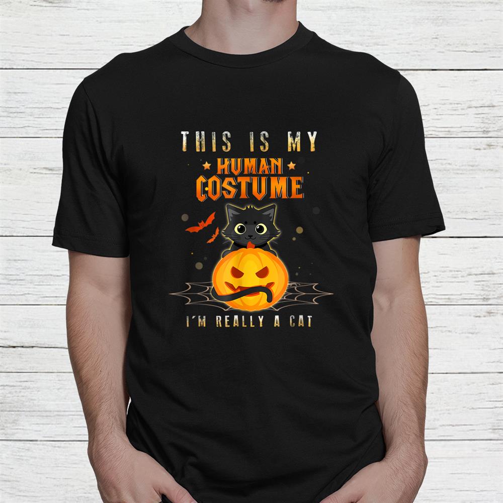 Scary Halloween Black Cat Shirt Scary Halloween Black Cat Shirt