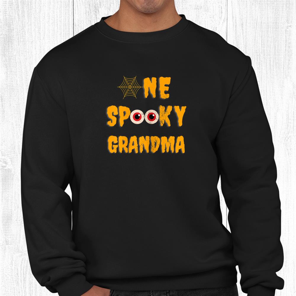 Scary Halloween One Spooky Grandma Family Matching Shirt Scary Halloween One Spooky Grandma Family Matching Shirt