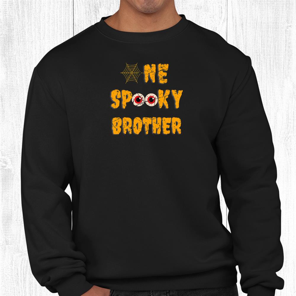 Scary One Spooky Brother Family Matching Funny Halloween Shirt Scary One Spooky Brother Family Matching Funny Halloween Shirt