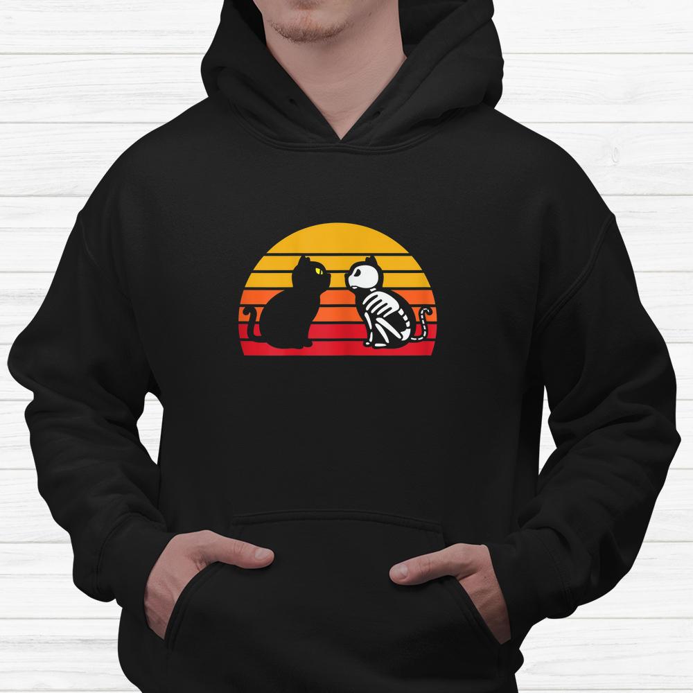 Scary Spooky Halloween Schroedingers Cat Skeleton Shirt Scary Spooky Halloween Schroedingers Cat Skeleton Shirt