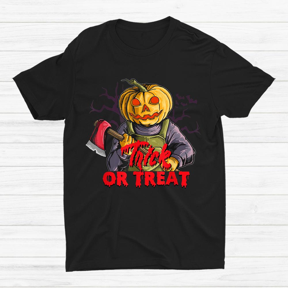 Scary Spooky Halloween Smiling Pumpkin Shirt Scary Spooky Halloween Smiling Pumpkin Shirt