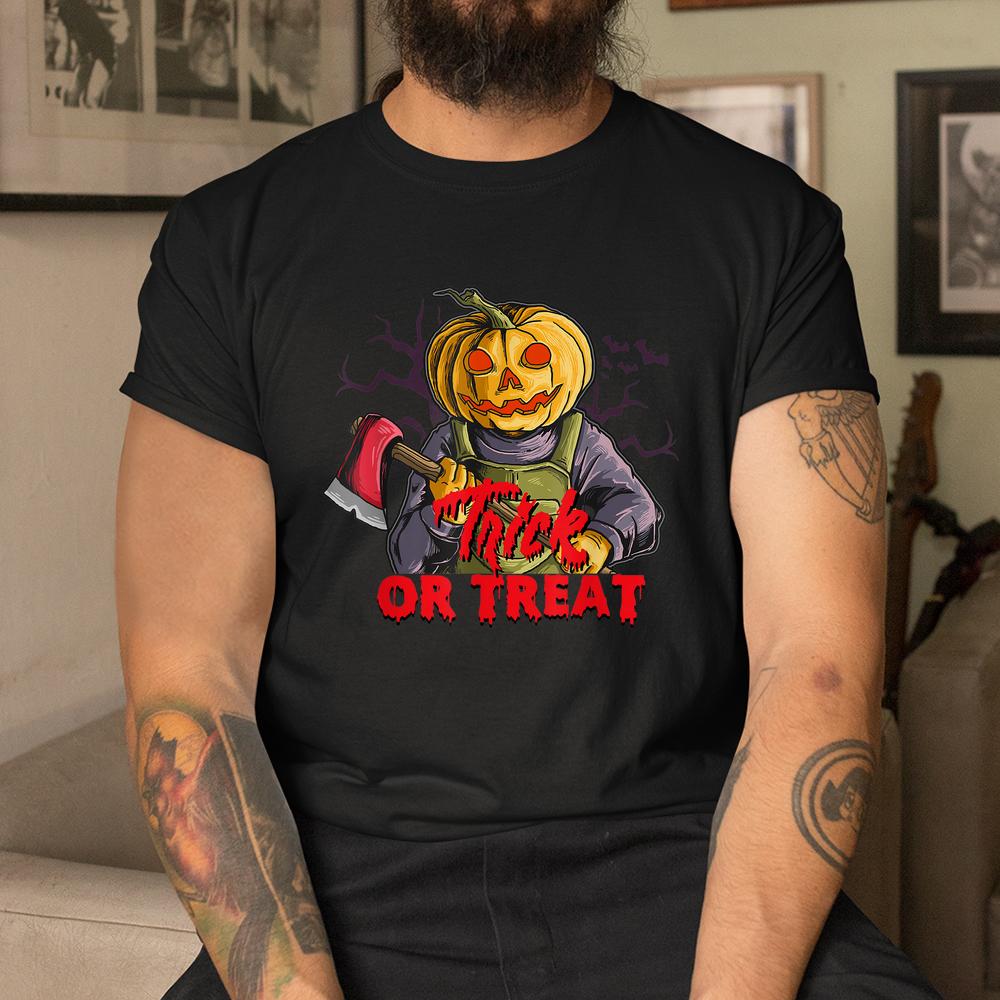 Scary Spooky Halloween Smiling Pumpkin Shirt Scary Spooky Halloween Smiling Pumpkin Shirt