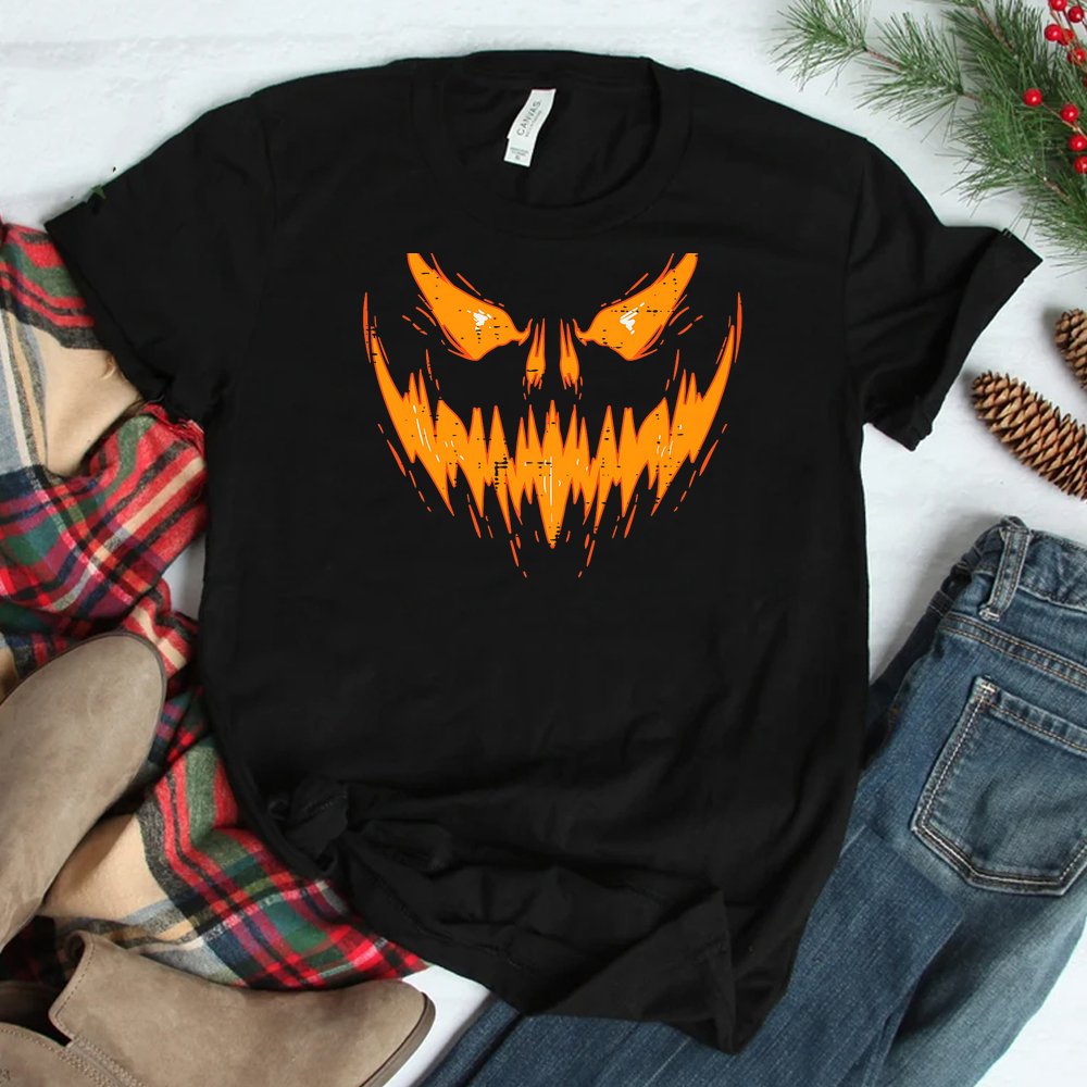 Scary Spooky Jack O Lantern Face Pumpkin Halloween Shirt Scary Spooky Jack O Lantern Face Pumpkin Halloween Shirt