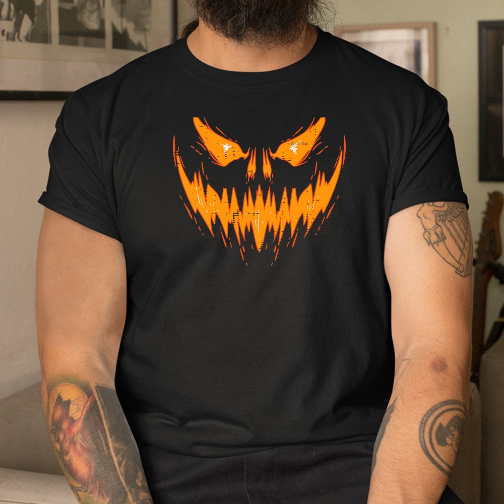 Scary Spooky Jack O Lantern Face Pumpkin Halloween Shirt Scary Spooky Jack O Lantern Face Pumpkin Halloween Shirt