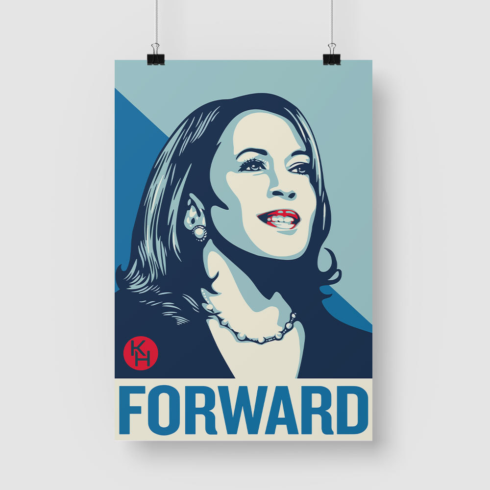 Kamala Forward Poster Kamala Forward Poster