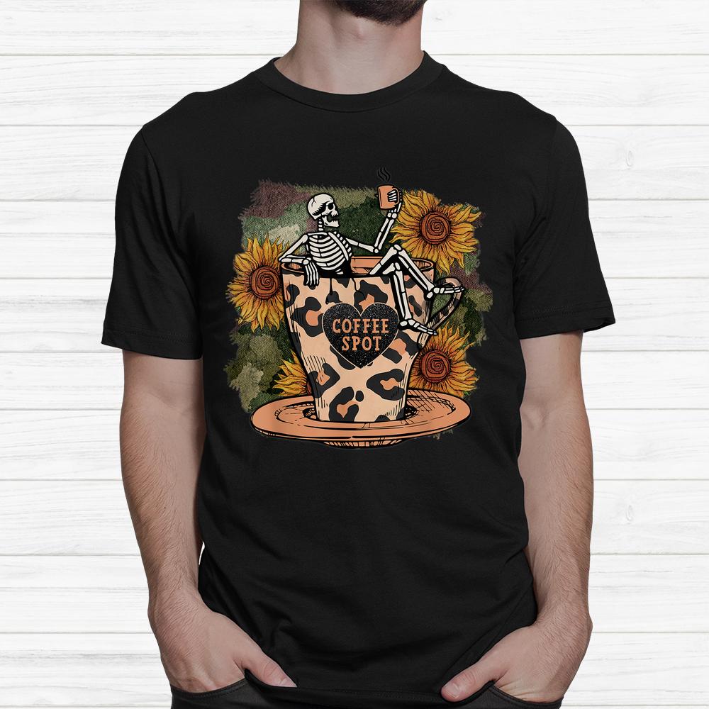 Skeleton Coffee Halloween Pumpkin Latte Drink Pumpkin Spice Shirt Skeleton Coffee Halloween Pumpkin Latte Drink Pumpkin Spice Shirt