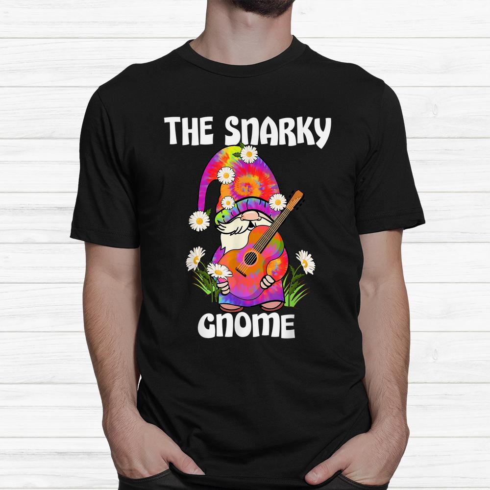 Snarky Gnome Merry Christmas Tie Dye Pajamas Shirt Snarky Gnome Merry Christmas Tie Dye Pajamas Shirt