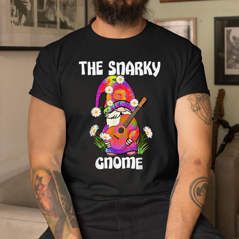 Snarky Gnome Merry Christmas Tie Dye Pajamas Shirt Snarky Gnome Merry Christmas Tie Dye Pajamas Shirt