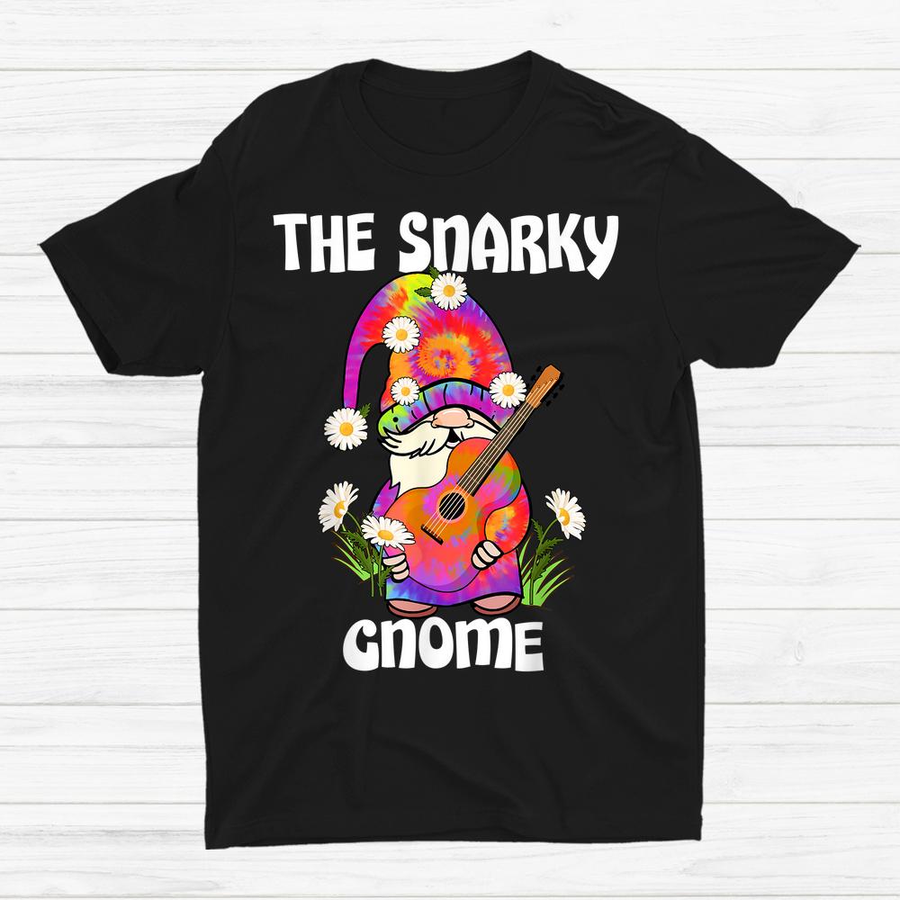 Snarky Gnome Merry Christmas Tie Dye Pajamas Shirt Snarky Gnome Merry Christmas Tie Dye Pajamas Shirt