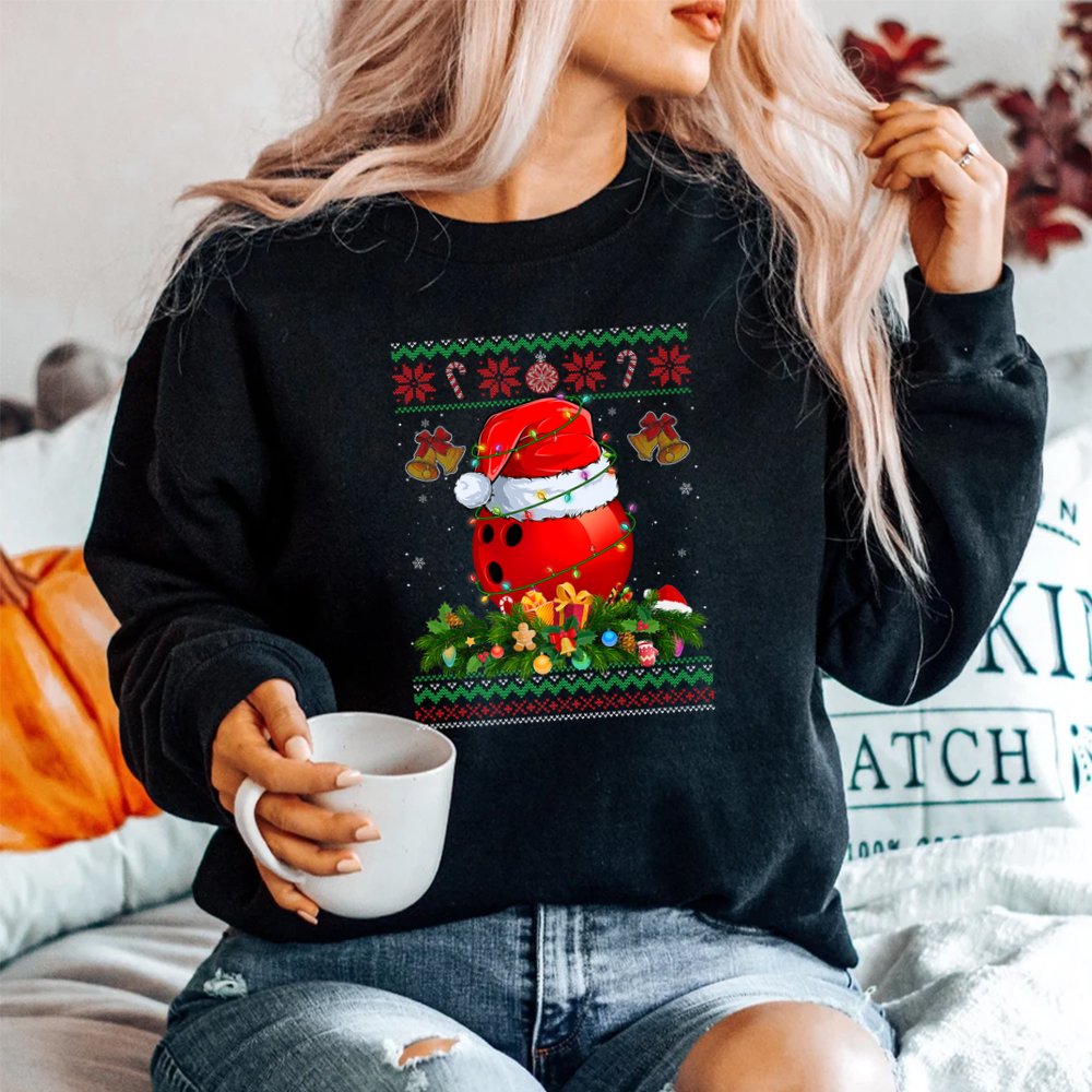 Snowman Bowling Christmas Ball Ugly Sweater Shirt Snowman Bowling Christmas Ball Ugly Sweater Shirt