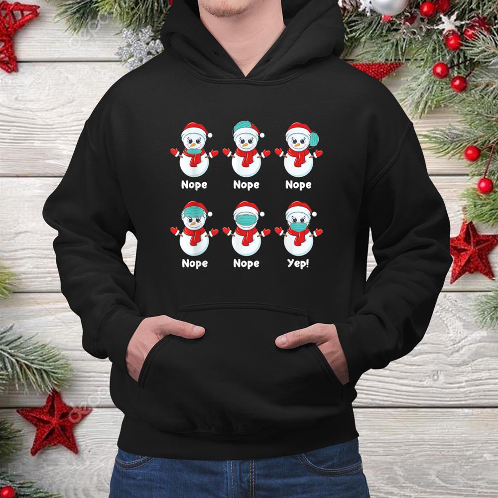 Snowman Wearing Mask Wrong Funny Pjs Snowmies Christmas Shirt Snowman Wearing Mask Wrong Funny Pjs Snowmies Christmas Shirt