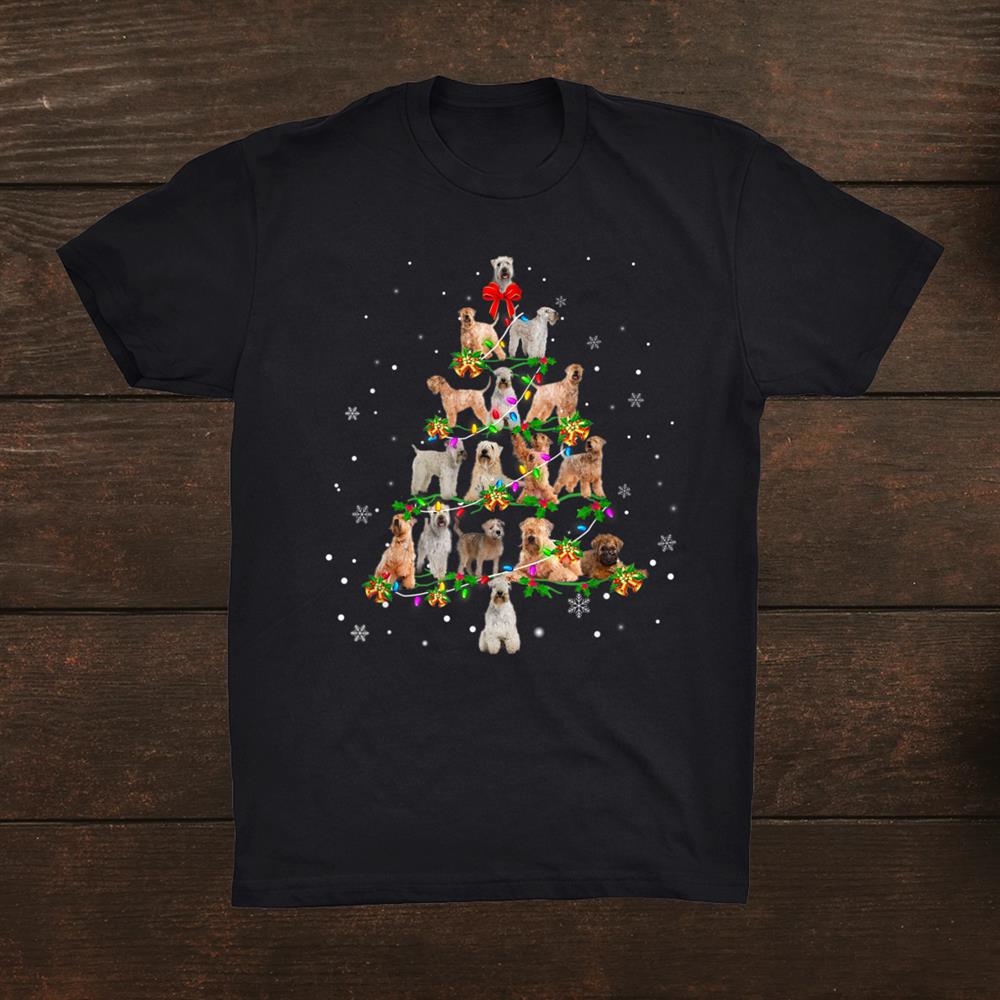Softcoated Wheaten Terrier Christmas Tree Xmas Shirt Softcoated Wheaten Terrier Christmas Tree Xmas Shirt