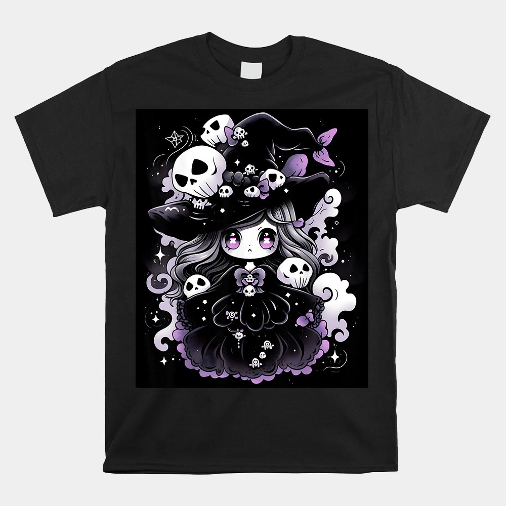 Sorceress Charm_ Enchanting Halloween Illustration Shirt Sorceress Charm_ Enchanting Halloween Illustration Shirt
