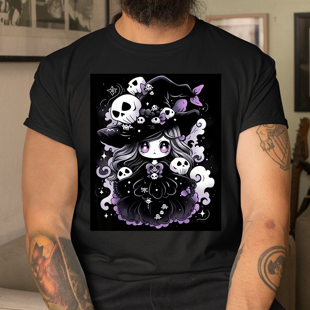 Sorceress Charm_ Enchanting Halloween Illustration Shirt Sorceress Charm_ Enchanting Halloween Illustration Shirt