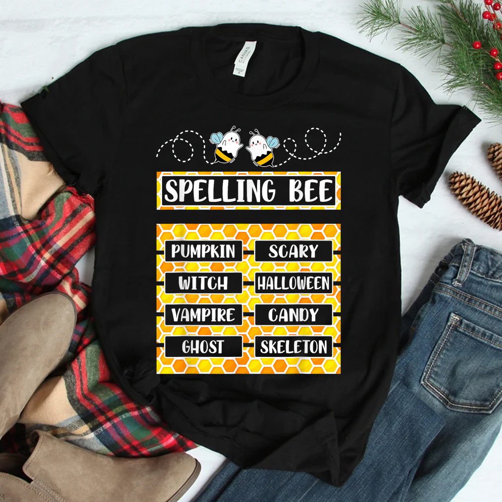Spelling Bee Pun Halloween Shirt Spelling Bee Pun Halloween Shirt