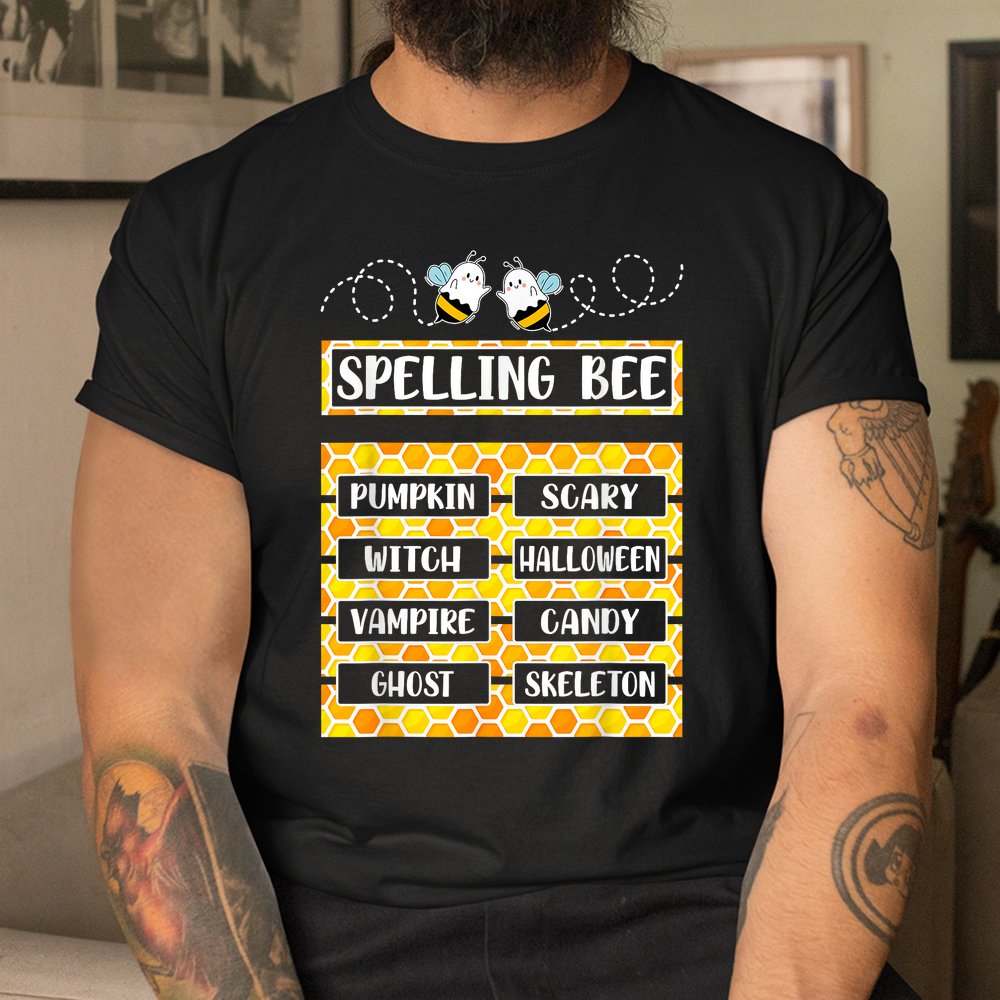 Spelling Bee Pun Halloween Shirt Spelling Bee Pun Halloween Shirt
