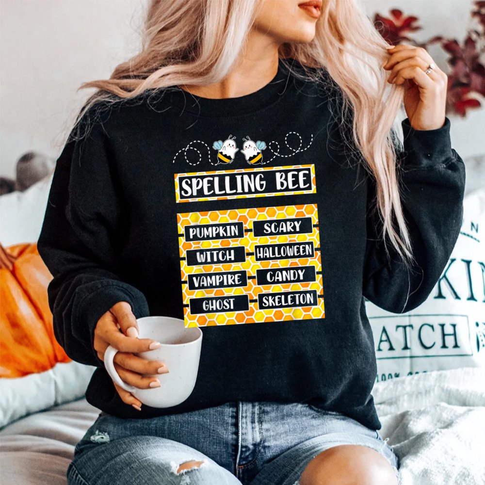 Spelling Bee Pun Halloween Shirt Spelling Bee Pun Halloween Shirt