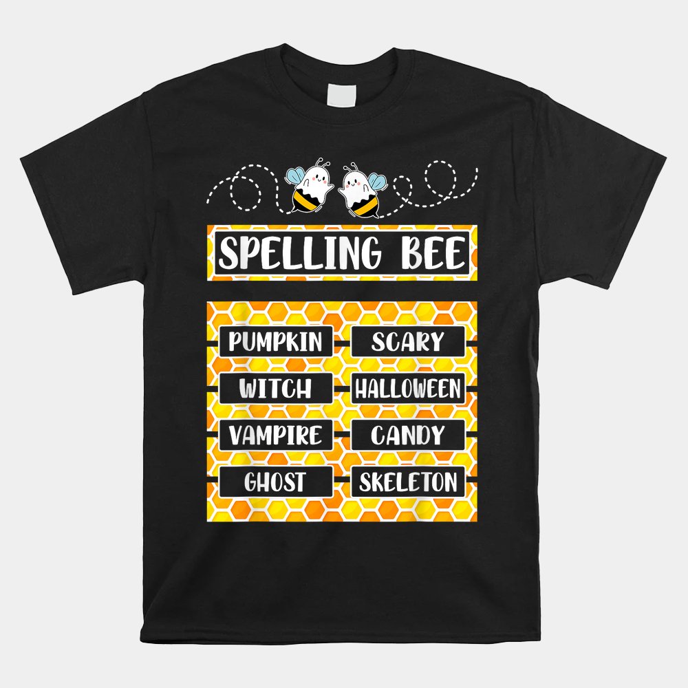 Spelling Bee Pun Halloween Shirt Spelling Bee Pun Halloween Shirt