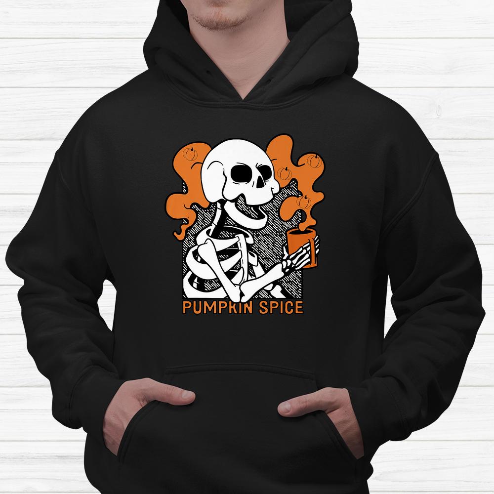 Spice Latte Syrup Creamer Cute Halloween Skeleton Pumpkin Shirt Spice Latte Syrup Creamer Cute Halloween Skeleton Pumpkin Shirt