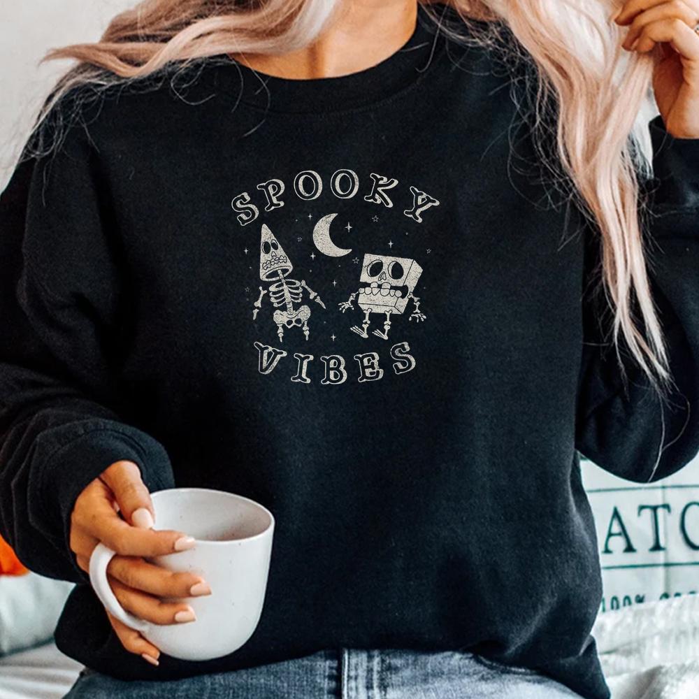 Sponge Bob Square Pants And Patrick Halloween Shirt Sponge Bob Square Pants And Patrick Halloween Shirt