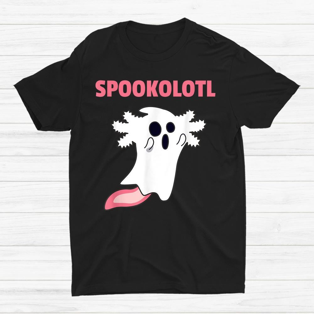 Spooky Axolotl Ghost Halloween Kawaii Shirt Spooky Axolotl Ghost Halloween Kawaii Shirt