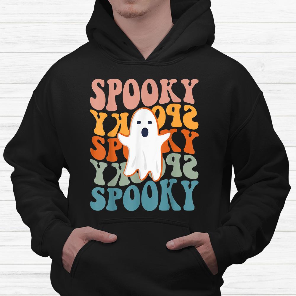 Spooky Boo Halloween Retro Daisy Colorful Scary Shirt Spooky Boo Halloween Retro Daisy Colorful Scary Shirt