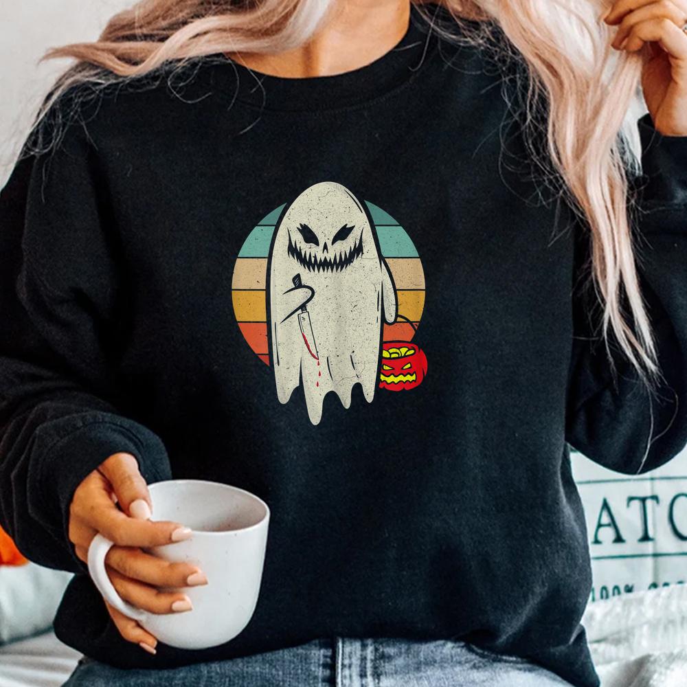 Spooky Ghost Retro Halloween Shirt Spooky Ghost Retro Halloween Shirt