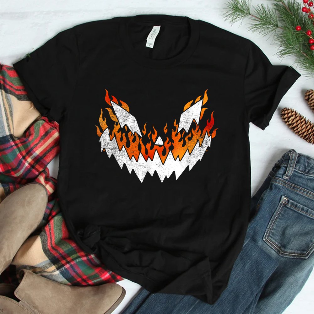 Spooky Jack O Lantern Pumpkin Face Halloween Shirt Spooky Jack O Lantern Pumpkin Face Halloween Shirt
