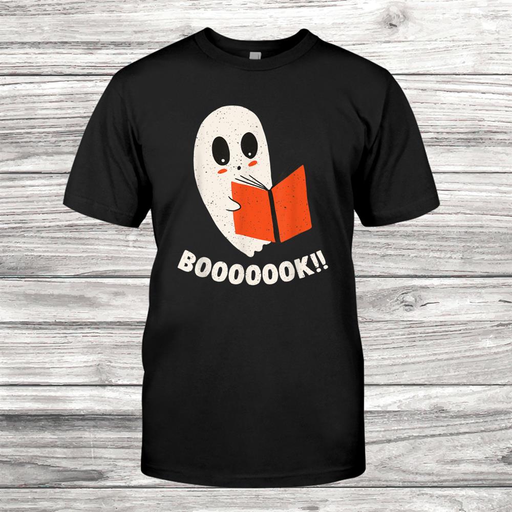 Spooky Reading Ghost Boo Book Reader Bookworm Halloween Shirt Spooky Reading Ghost Boo Book Reader Bookworm Halloween Shirt