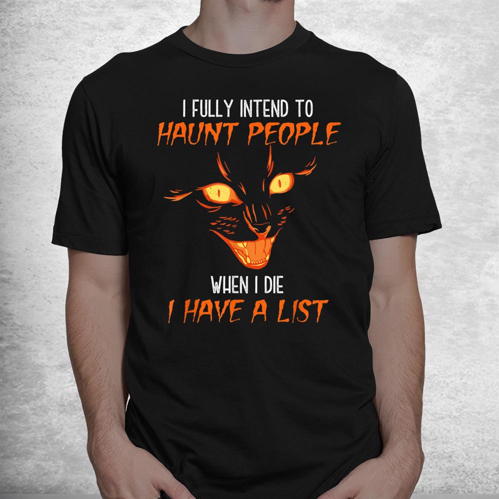 Spooky Scary Black Cat Halloween Shirt Spooky Scary Black Cat Halloween Shirt