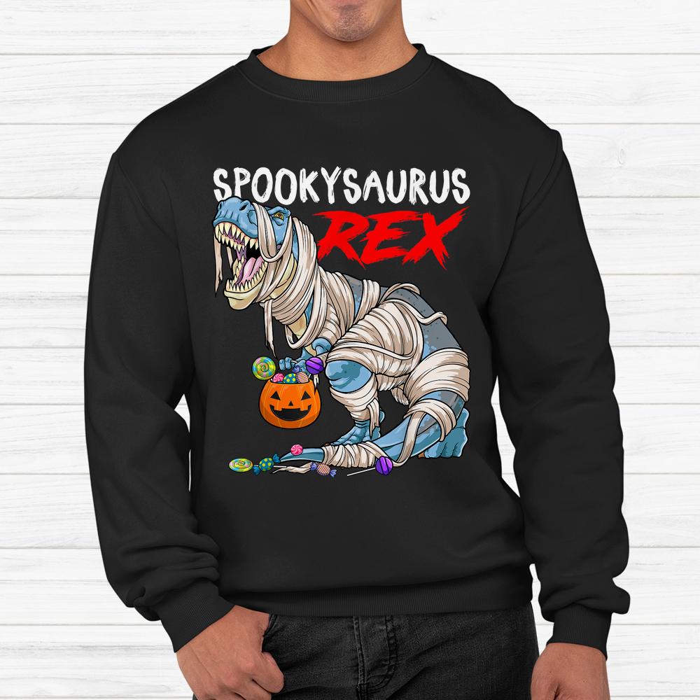 Spookysaurus Rex Scary Mummy Dinosaur T-rex Halloween Shirt Spookysaurus Rex Scary Mummy Dinosaur T-rex Halloween Shirt