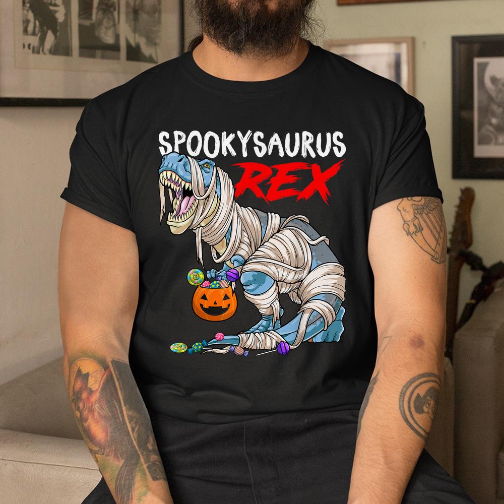 Spookysaurus Rex Scary Mummy Dinosaur T-rex Halloween Shirt Spookysaurus Rex Scary Mummy Dinosaur T-rex Halloween Shirt