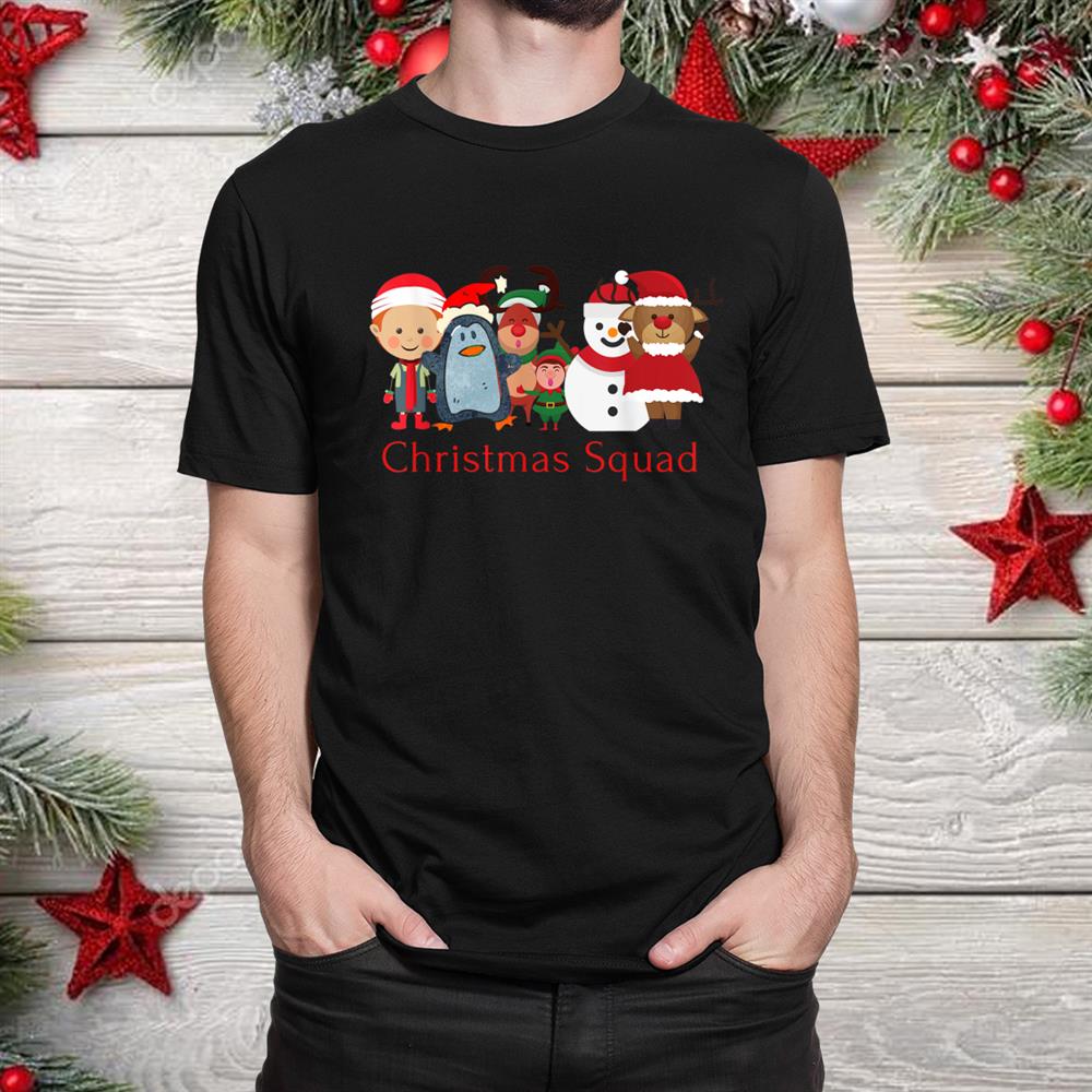 Squad Family Matching Christmas Group Shirt Squad Family Matching Christmas Group Shirt