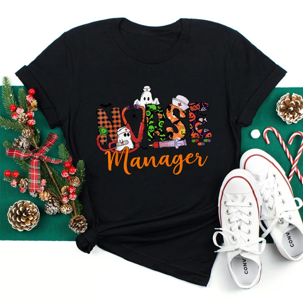 Stethoscope Nurse Manager Halloween Shirt Stethoscope Nurse Manager Halloween Shirt