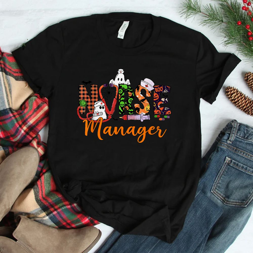 Stethoscope Nurse Manager Halloween Shirt Stethoscope Nurse Manager Halloween Shirt