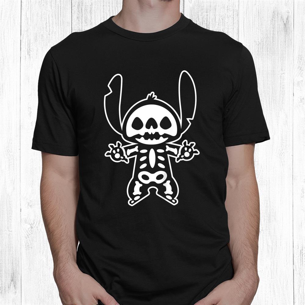 Stitch Halloween Skeleton Shirt Stitch Halloween Skeleton Shirt