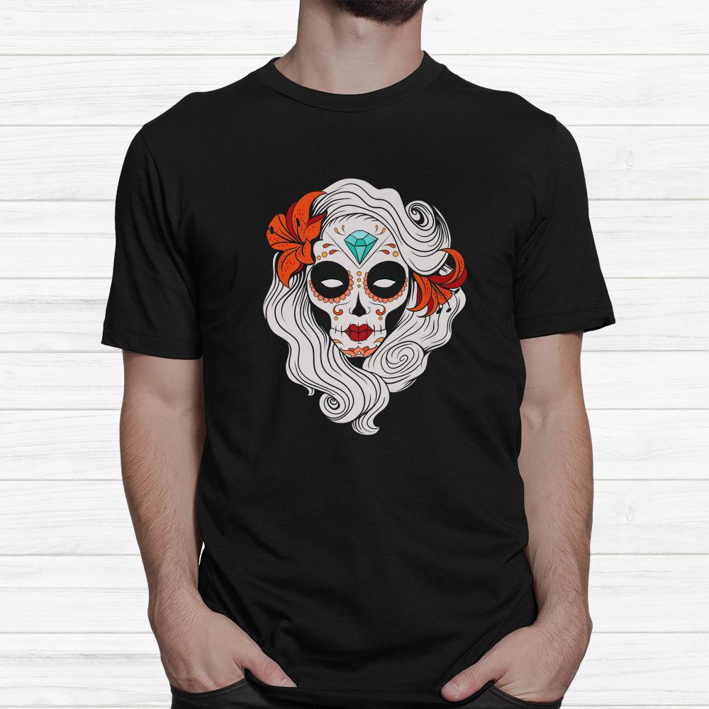 Sugar Skull Dia De Los Muertos Halloween Horror Shirt Sugar Skull Dia De Los Muertos Halloween Horror Shirt