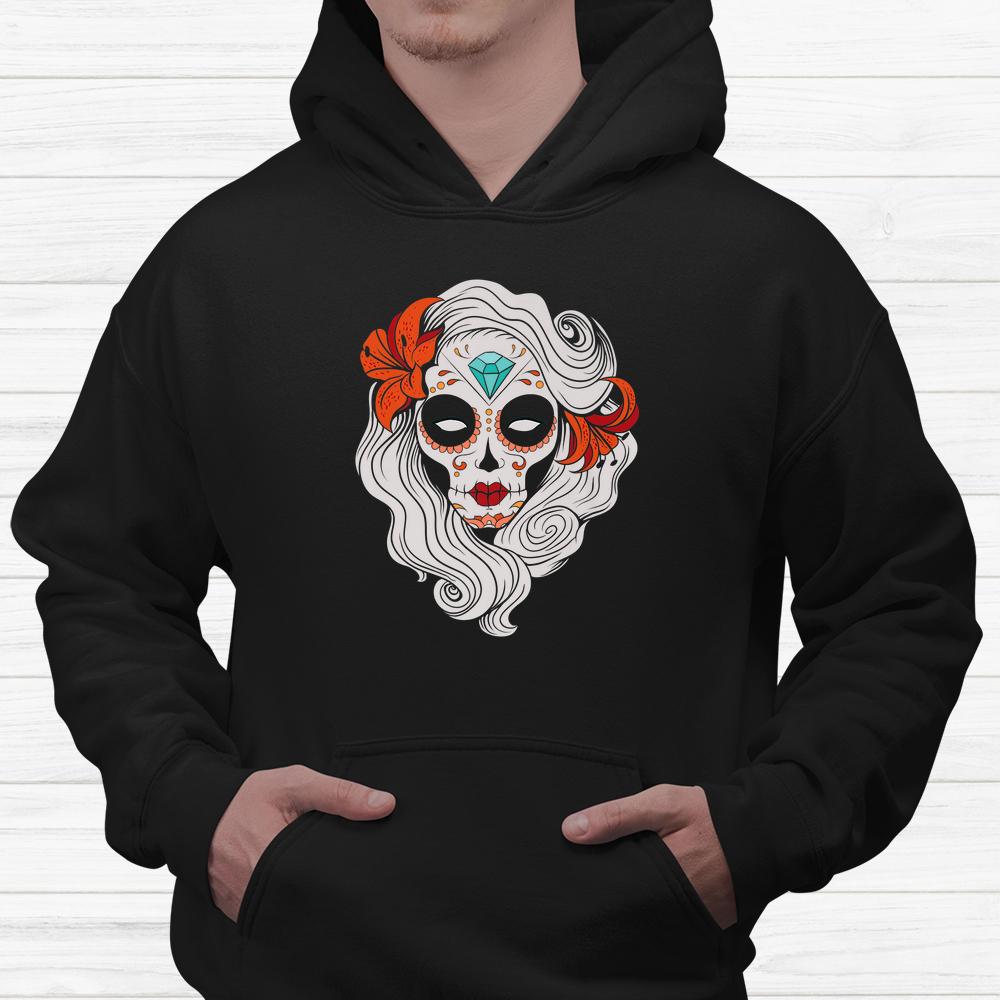 Sugar Skull Dia De Los Muertos Halloween Horror Shirt Sugar Skull Dia De Los Muertos Halloween Horror Shirt