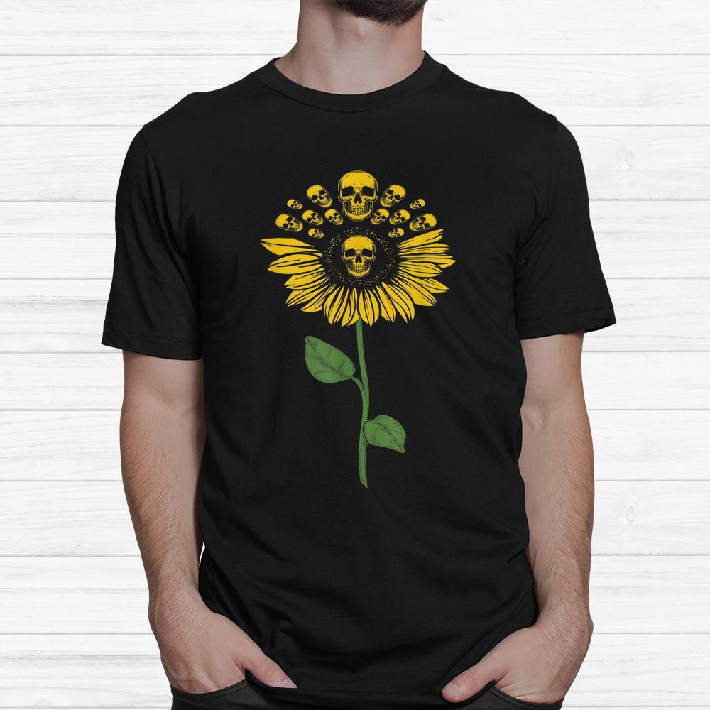 Sunflower Skull Halloween Shirt Sunflower Skull Halloween Shirt
