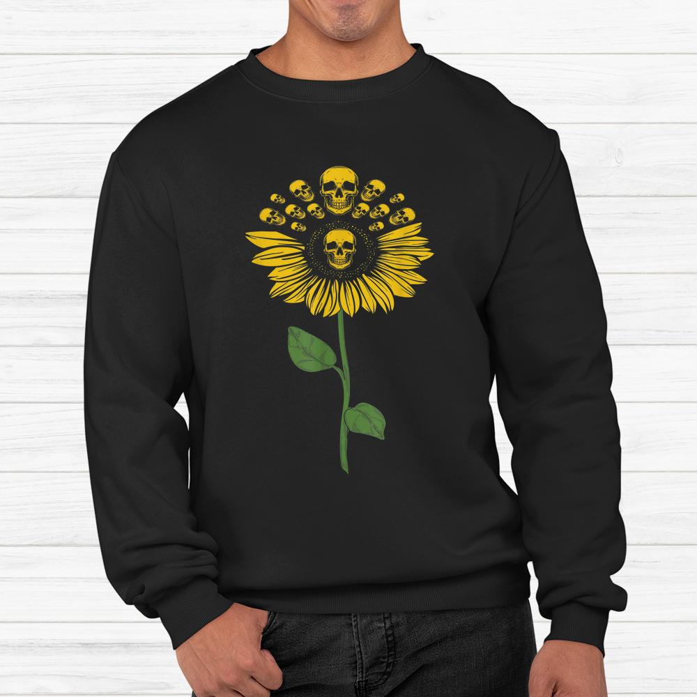 Sunflower Skull Halloween Shirt Sunflower Skull Halloween Shirt