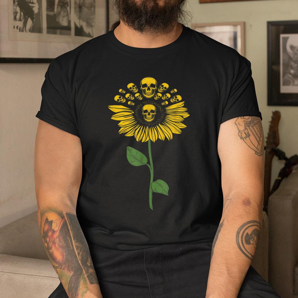 Sunflower Skull Halloween Shirt Sunflower Skull Halloween Shirt