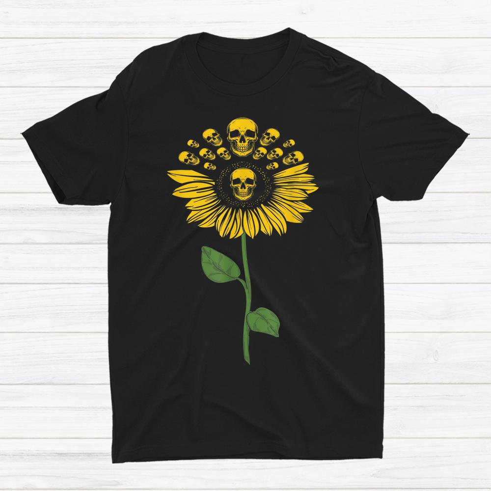 Sunflower Skull Halloween Shirt Sunflower Skull Halloween Shirt