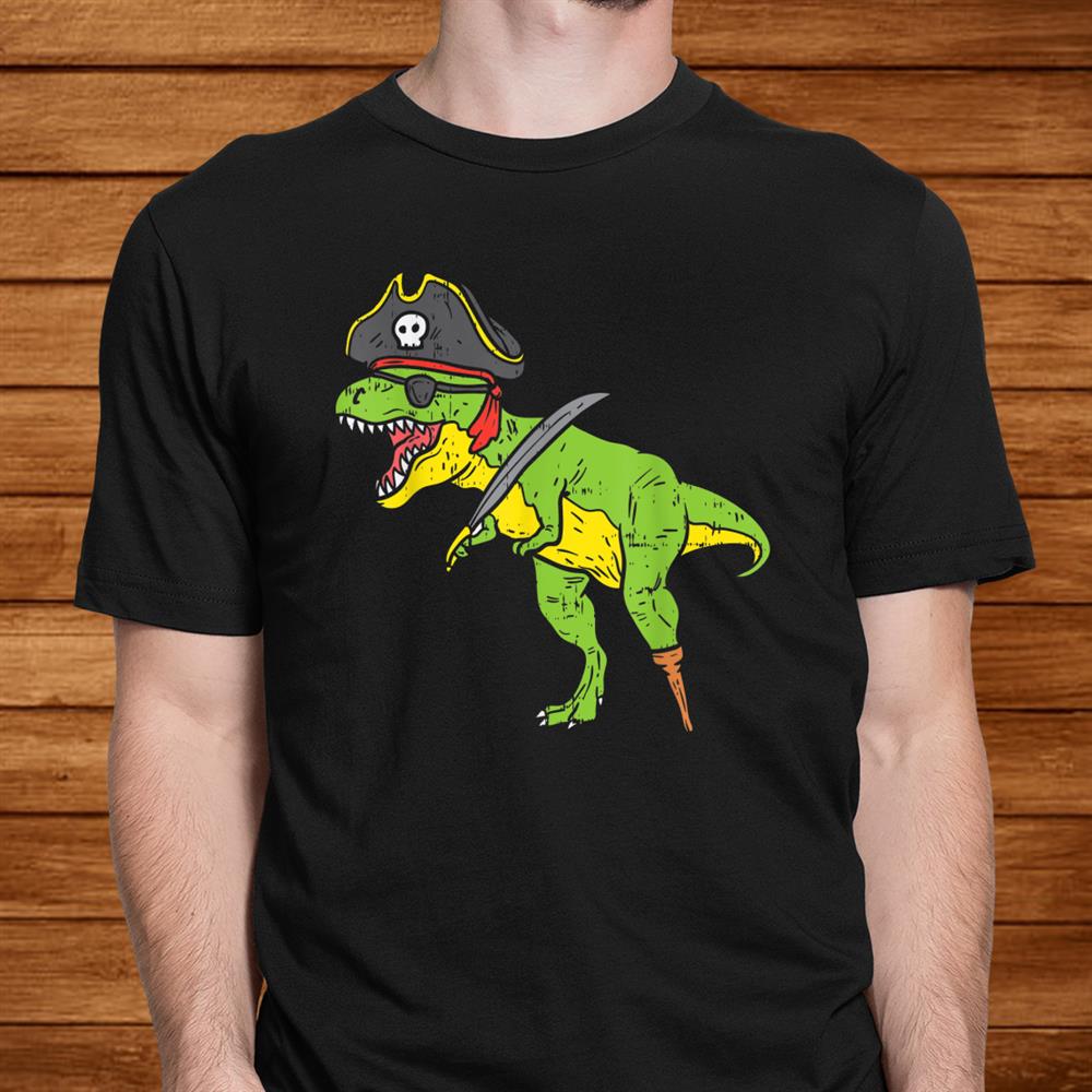 T Rex Pirate Dinosaur Dino Funny Halloween Boys Kids Shirt T Rex Pirate Dinosaur Dino Funny Halloween Boys Kids Shirt