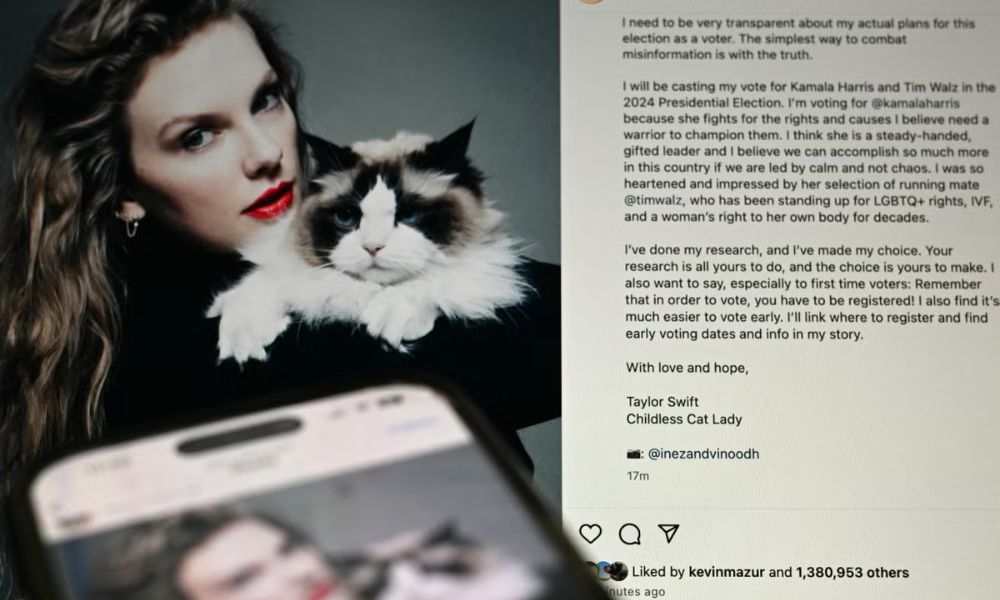 Taylor For Kamala With Love And Hope Swifties Childless Cat Lady 