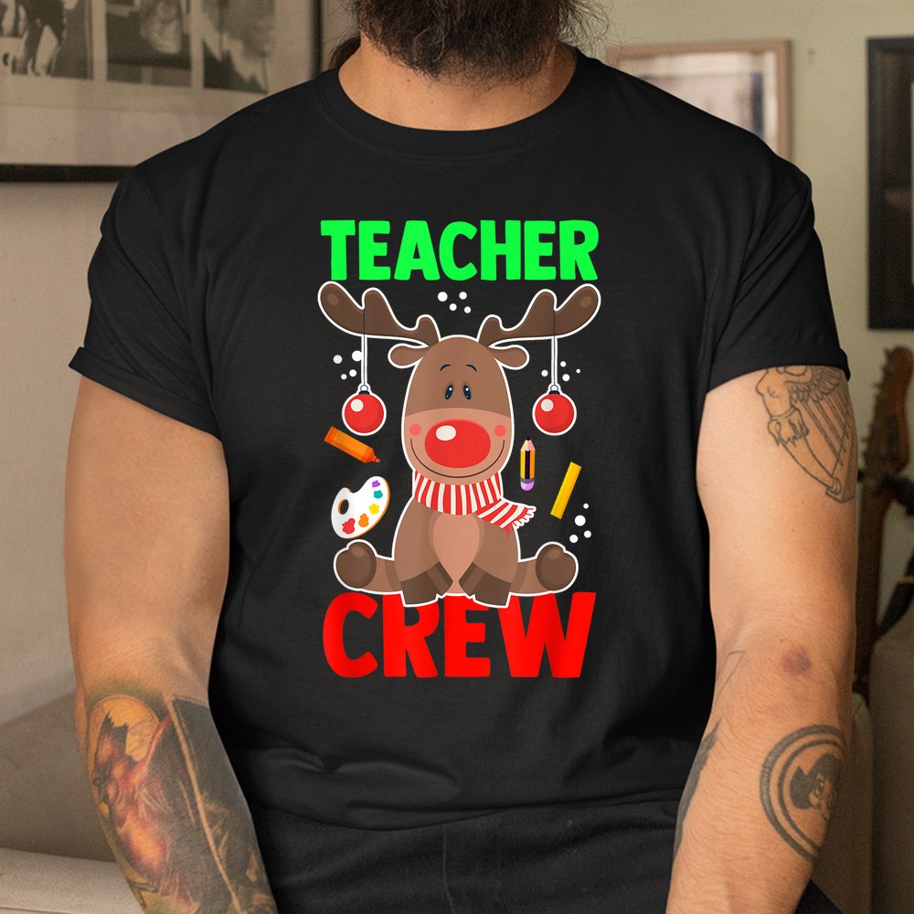 Teacher Crew Official Team Outfit Christmas Teacher Shirt Teacher Crew Official Team Outfit Christmas Teacher Shirt