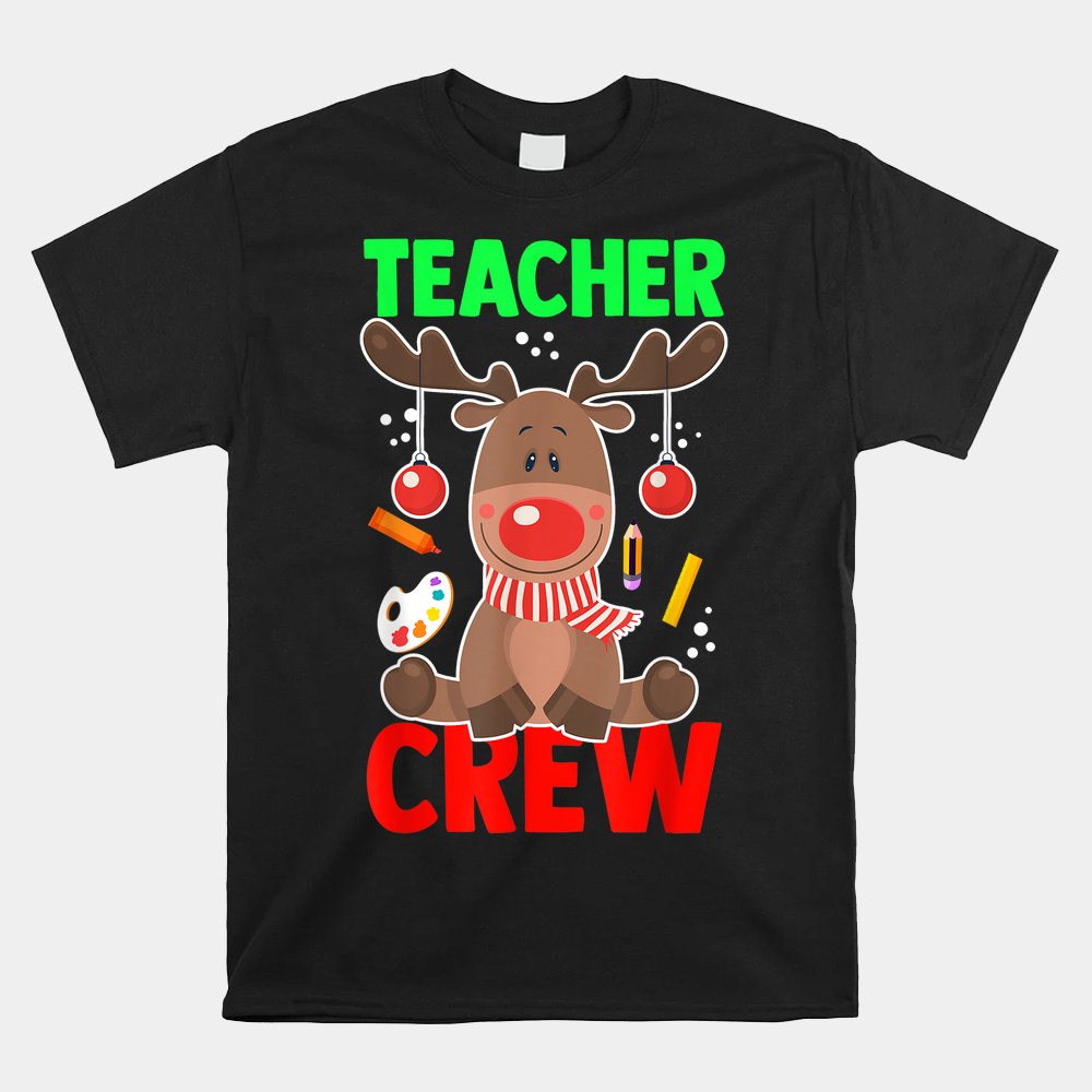 Teacher Crew Official Team Outfit Christmas Teacher Shirt Teacher Crew Official Team Outfit Christmas Teacher Shirt