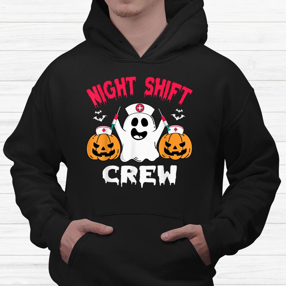 Team Night Shift Nurse Halloween Shirt Team Night Shift Nurse Halloween Shirt